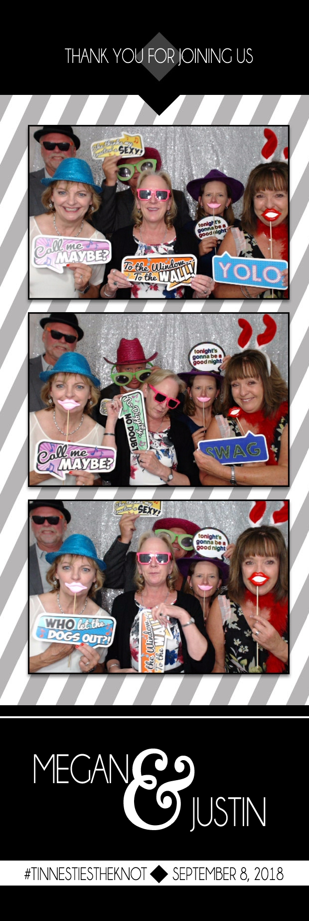 Megan and Justin's Wedding | View more photos from the event at gallery.photoboothbillings.com/u/PhotoBoothBillings/Megan-and-Justins-Wedding
